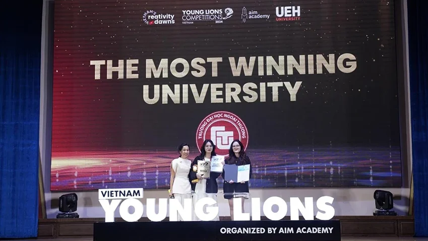 Lễ trao giải tại Vietnam Young Lions đầy kịch tính và tự hào