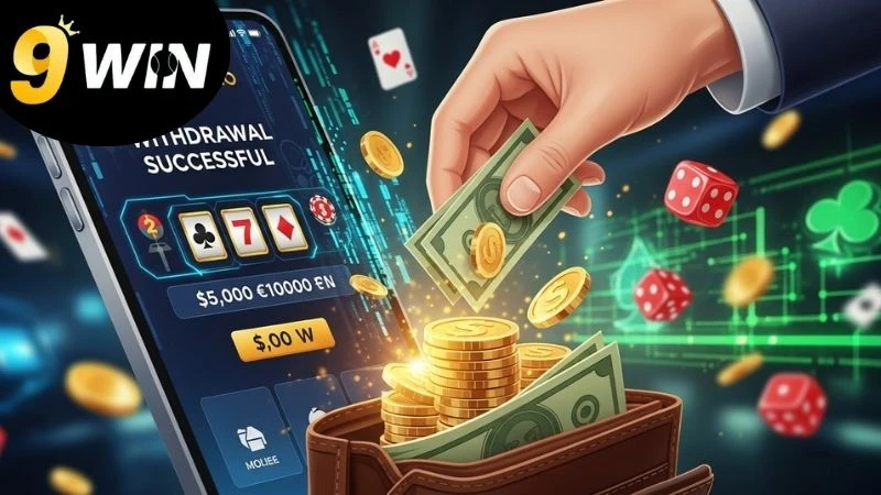 Hướng dẫn rút tiền siêu tốc tại 9WIN