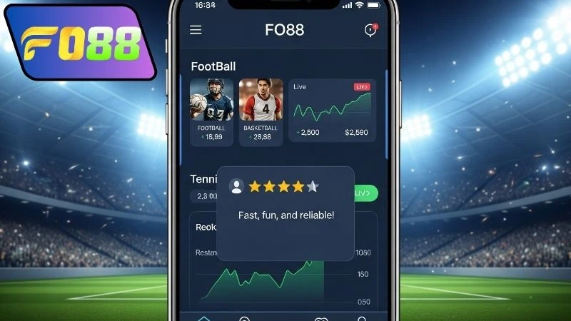 Review app cá cược Fo88: Đánh giá giao diện và trải nghiệm