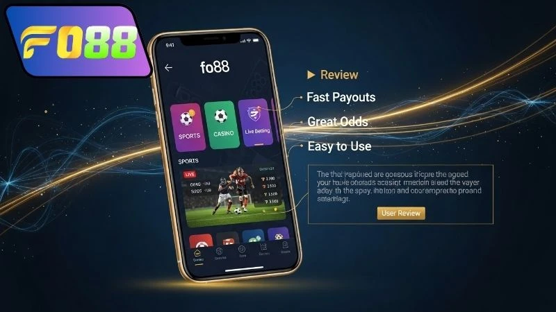 Review app cá cược Fo88: Tính năng nổi bật của app cá cược Fo88